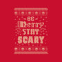 Be Merry Stay Scary Ugly Sweater-Baby-Basic-Onesie-xMorfina