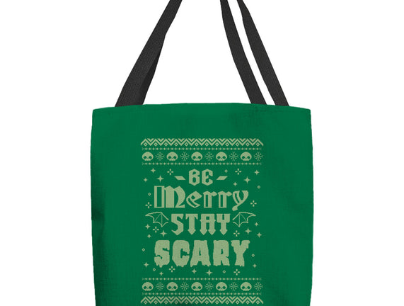 Be Merry Stay Scary Ugly Sweater