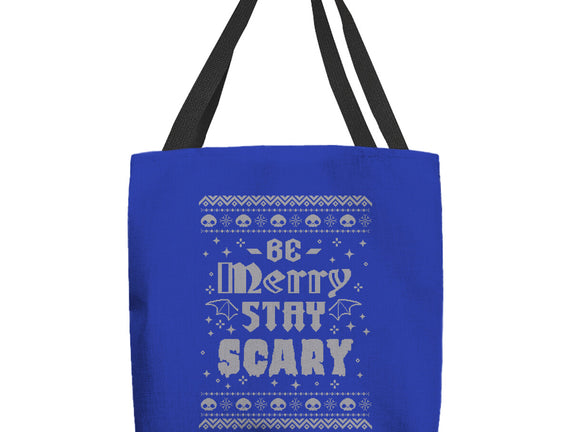 Be Merry Stay Scary Ugly Sweater