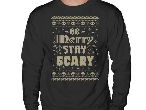 Be Merry Stay Scary Ugly Sweater