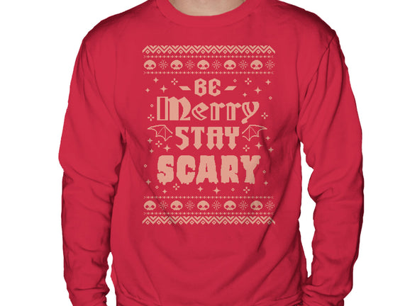 Be Merry Stay Scary Ugly Sweater