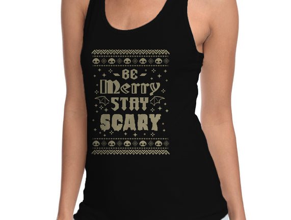 Be Merry Stay Scary Ugly Sweater