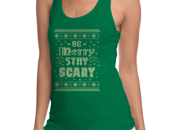 Be Merry Stay Scary Ugly Sweater