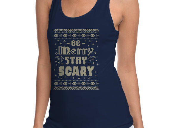 Be Merry Stay Scary Ugly Sweater