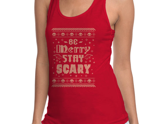 Be Merry Stay Scary Ugly Sweater