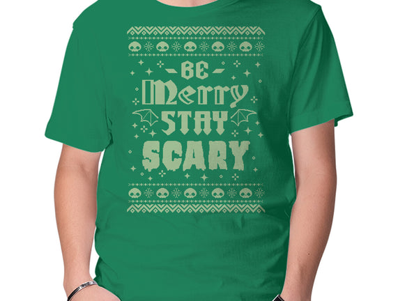 Be Merry Stay Scary Ugly Sweater