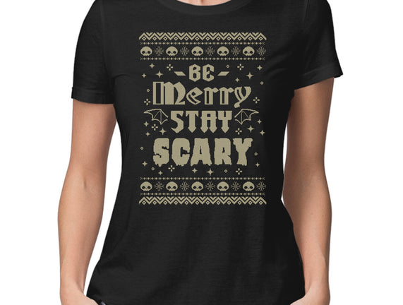 Be Merry Stay Scary Ugly Sweater
