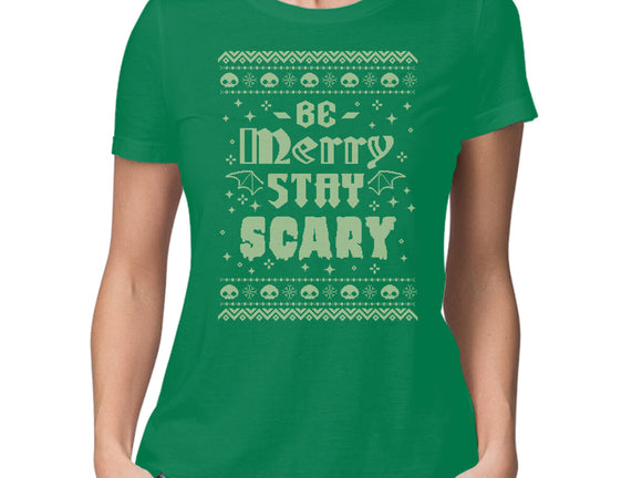 Be Merry Stay Scary Ugly Sweater