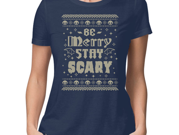 Be Merry Stay Scary Ugly Sweater