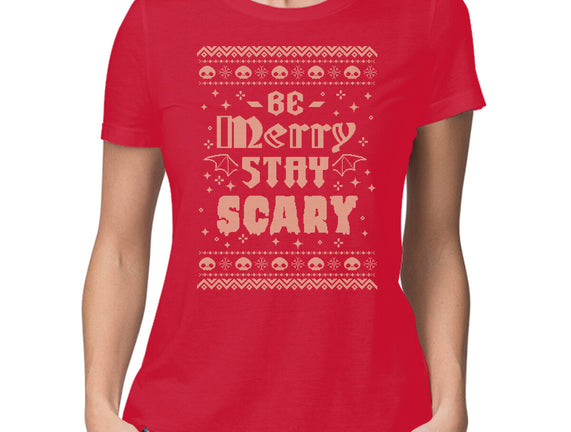 Be Merry Stay Scary Ugly Sweater