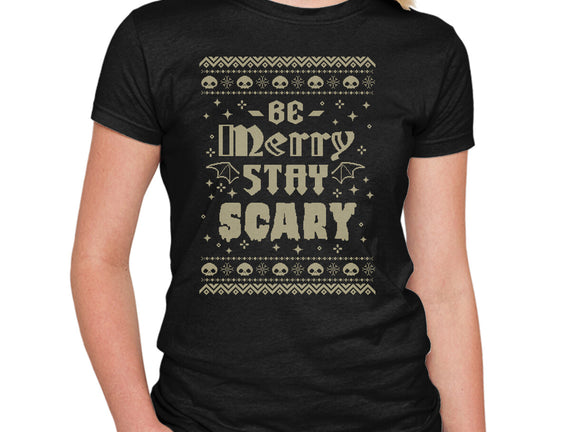 Be Merry Stay Scary Ugly Sweater