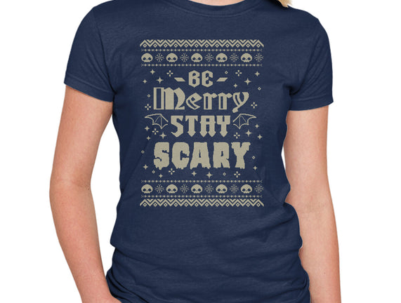 Be Merry Stay Scary Ugly Sweater