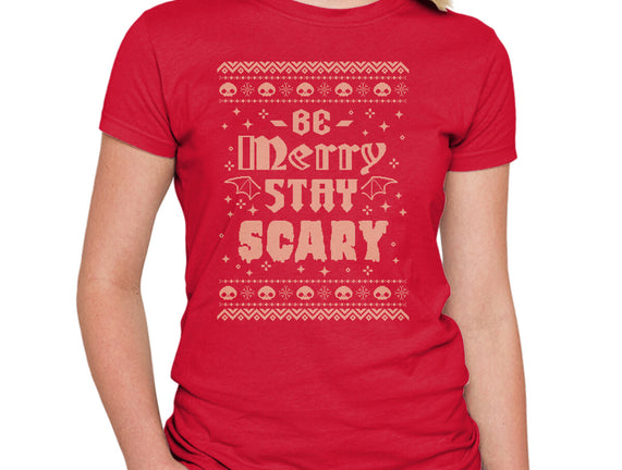 Be Merry Stay Scary Ugly Sweater
