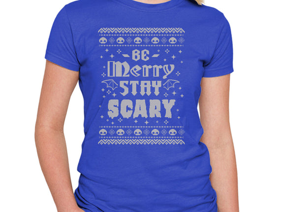 Be Merry Stay Scary Ugly Sweater