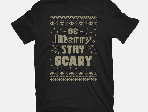 Be Merry Stay Scary Ugly Sweater