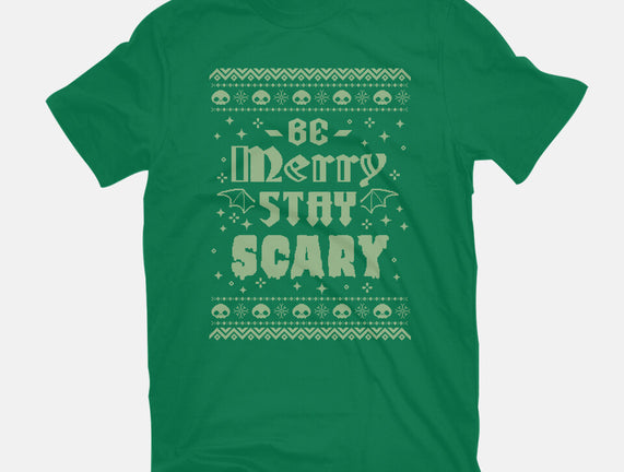 Be Merry Stay Scary Ugly Sweater