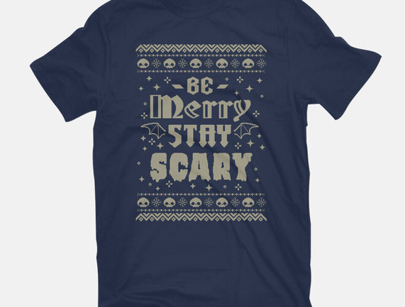 Be Merry Stay Scary Ugly Sweater
