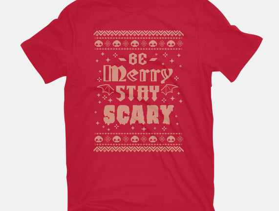 Be Merry Stay Scary Ugly Sweater