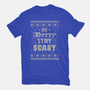 Be Merry Stay Scary Ugly Sweater-Mens-Premium-Tee-xMorfina