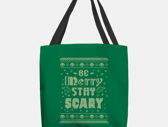 Be Merry Stay Scary Ugly Sweater