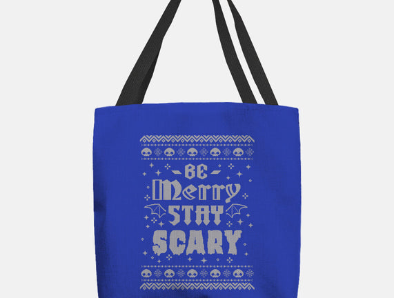 Be Merry Stay Scary Ugly Sweater