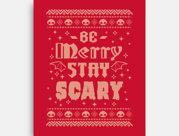 Be Merry Stay Scary Ugly Sweater