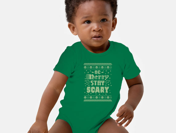 Be Merry Stay Scary Ugly Sweater