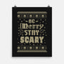 Be Merry Stay Scary Ugly Sweater-None-Matte-Poster-xMorfina