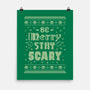 Be Merry Stay Scary Ugly Sweater-None-Matte-Poster-xMorfina