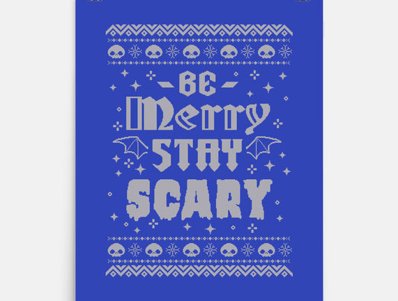 Be Merry Stay Scary Ugly Sweater