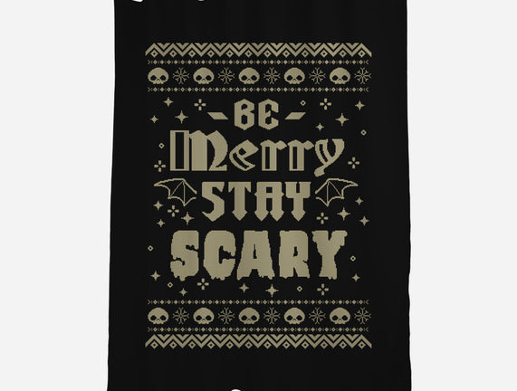 Be Merry Stay Scary Ugly Sweater