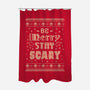 Be Merry Stay Scary Ugly Sweater-None-Polyester-Shower Curtain-xMorfina