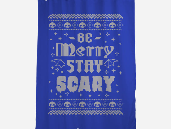 Be Merry Stay Scary Ugly Sweater