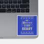 Be Merry Stay Scary Ugly Sweater-None-Glossy-Sticker-xMorfina