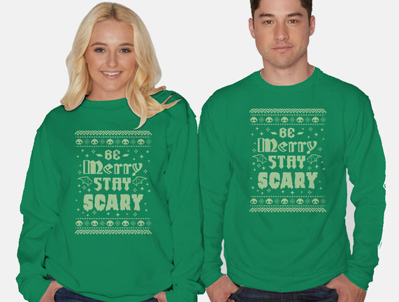 Be Merry Stay Scary Ugly Sweater