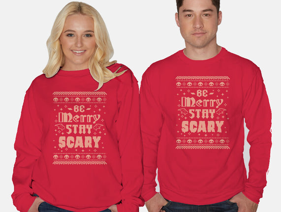 Be Merry Stay Scary Ugly Sweater