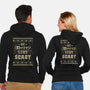 Be Merry Stay Scary Ugly Sweater-Unisex-Zip-Up-Sweatshirt-xMorfina