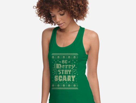 Be Merry Stay Scary Ugly Sweater