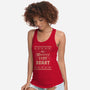 Be Merry Stay Scary Ugly Sweater-Womens-Racerback-Tank-xMorfina