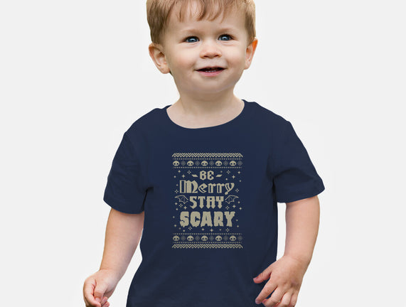 Be Merry Stay Scary Ugly Sweater