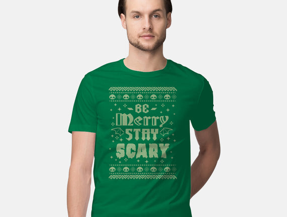 Be Merry Stay Scary Ugly Sweater