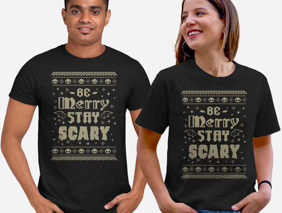 Be Merry Stay Scary Ugly Sweater