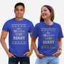 Be Merry Stay Scary Ugly Sweater-Unisex-Basic-Tee-xMorfina