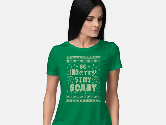 Be Merry Stay Scary Ugly Sweater