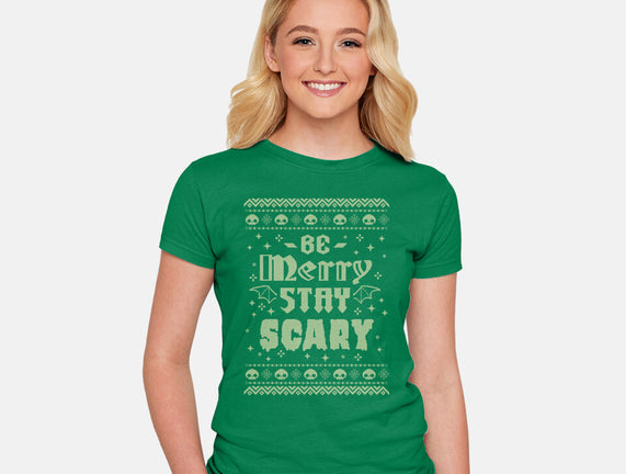 Be Merry Stay Scary Ugly Sweater