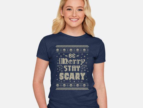 Be Merry Stay Scary Ugly Sweater