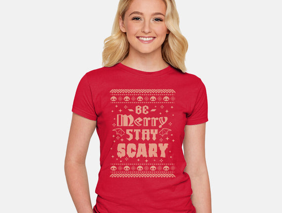 Be Merry Stay Scary Ugly Sweater