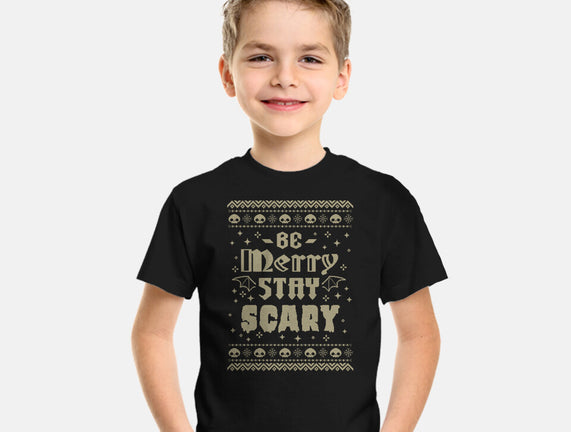 Be Merry Stay Scary Ugly Sweater