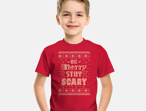 Be Merry Stay Scary Ugly Sweater