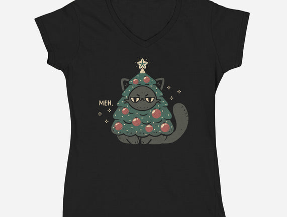 Funny Cat Christmas Tree Costume